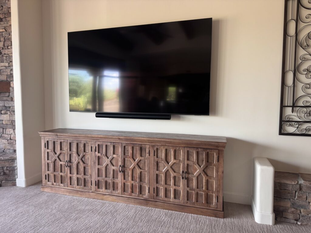 Stabley-installed home entertainment system in an East Valley residence
